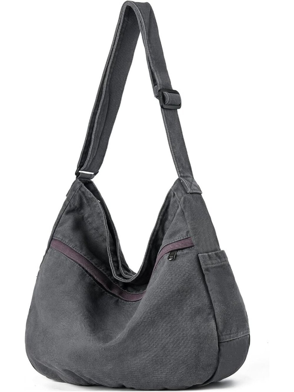 Canvas Hobo Crossbody Tote Bag for Women & Men Large Messenger Bag